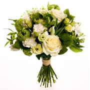 Bespoke Green and White Hand tied