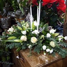 Winter Table Arrangement